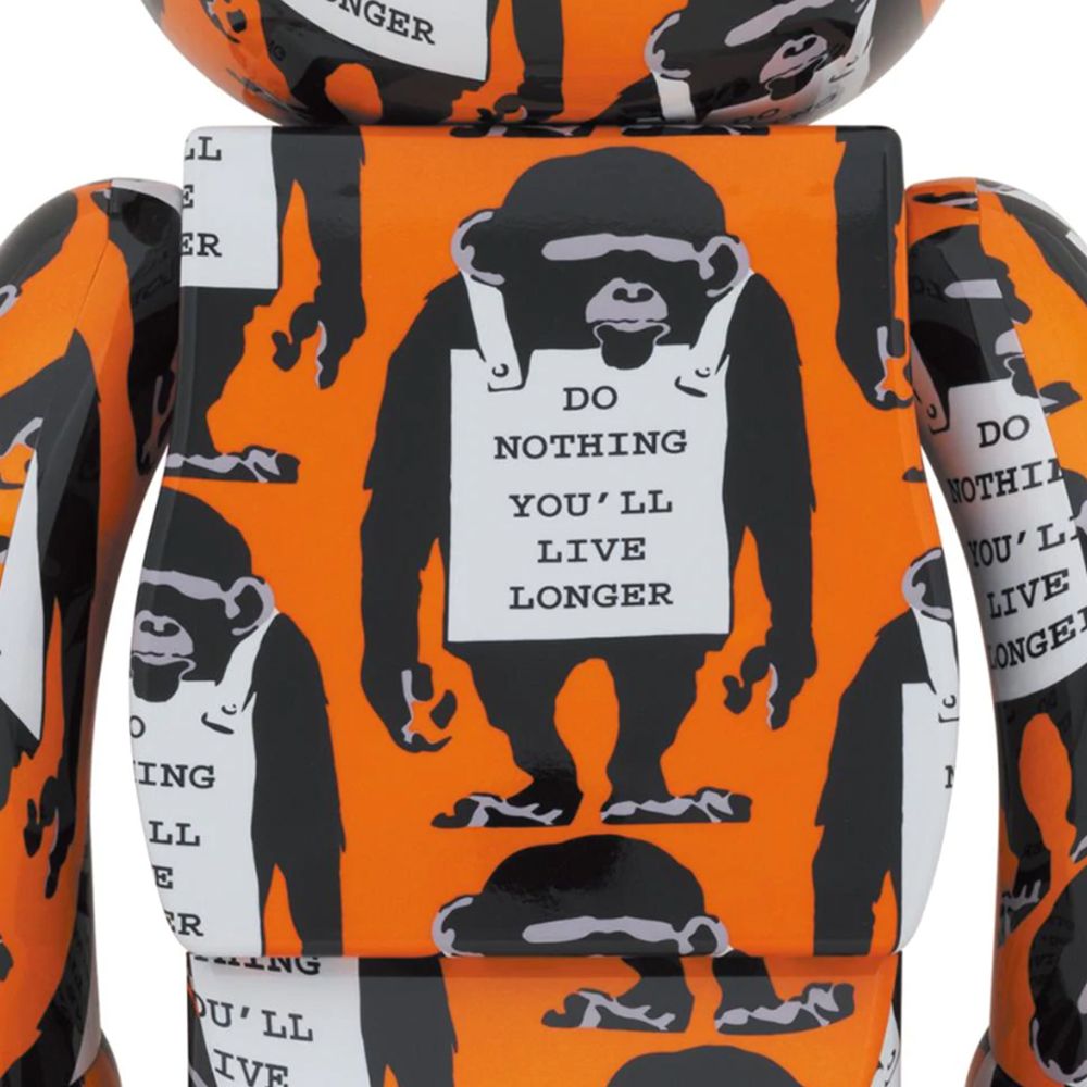 MEDICOM TOY - BE@RBRICK MONKEY SIGN 1000％ | River