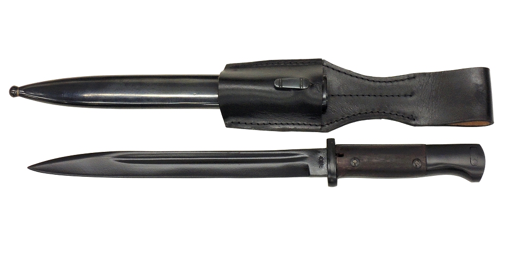 第二次世界大戦 モーゼルマウザーK-98 銃剣 皮剣帯付