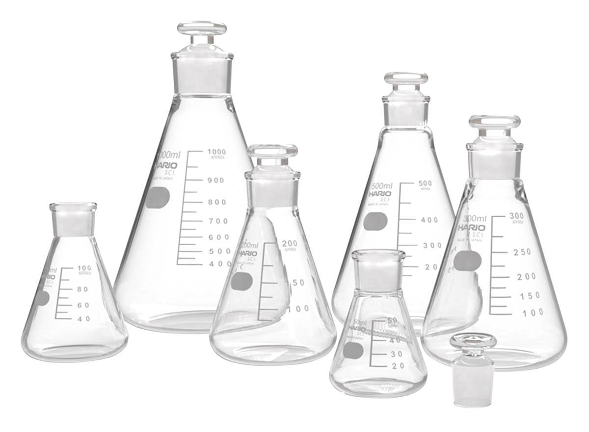 共栓三角フラスコ （HARIO） 500mL TSF－500－SCI