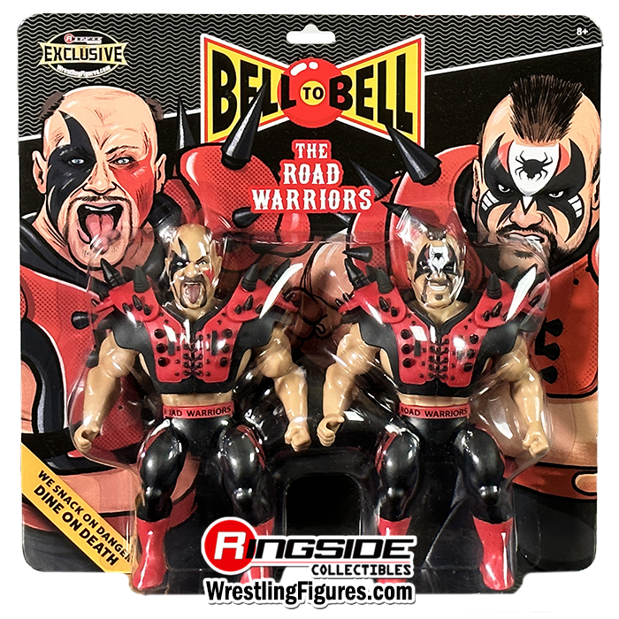Road Warriors (Hawk & Animal) 2-Pack - Bell to Bell Ringside