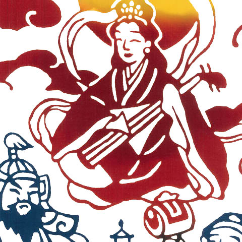 金雲に七福神 | 手ぬぐい | 梨園染 戸田屋商店 公式サイト