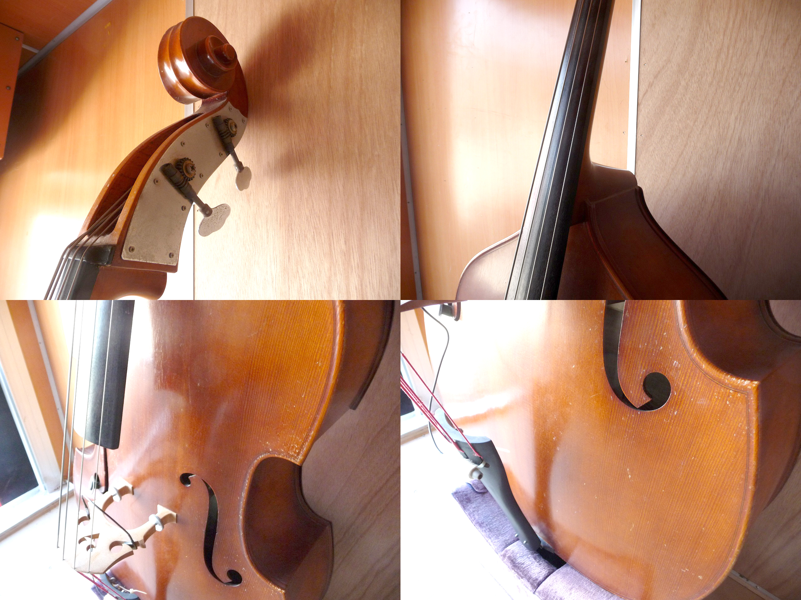 コントラバス Cremona No.40 クレモナ ウッドベース UNDER WOOD BASS