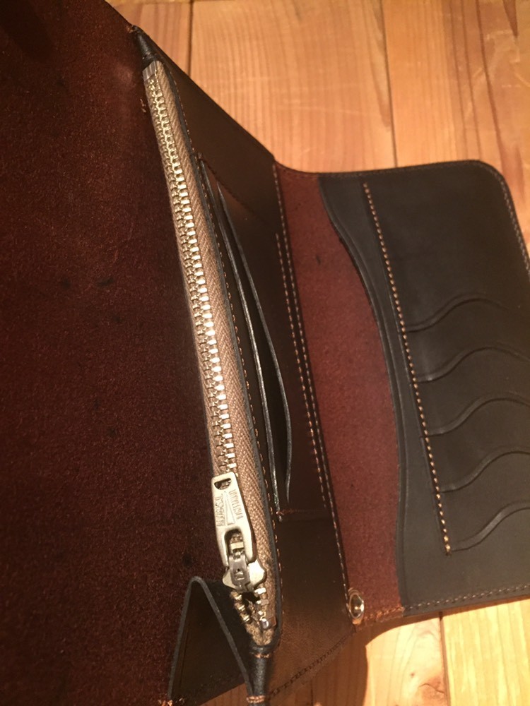 ビンテージワークス レザーウォレット ロング 財布 ブラック