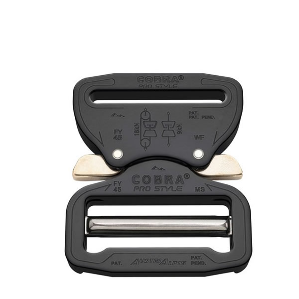 コブラバックルのベルトの幅 - 違うサイズの組み合わせもできます。