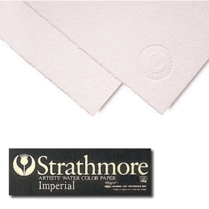 ストラスモアインペリアル水彩紙 5枚入り56×76cm (細目 300g)