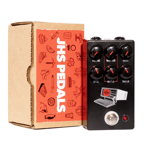 JHS The Hard Drive Distortion Effect Pedal, Black