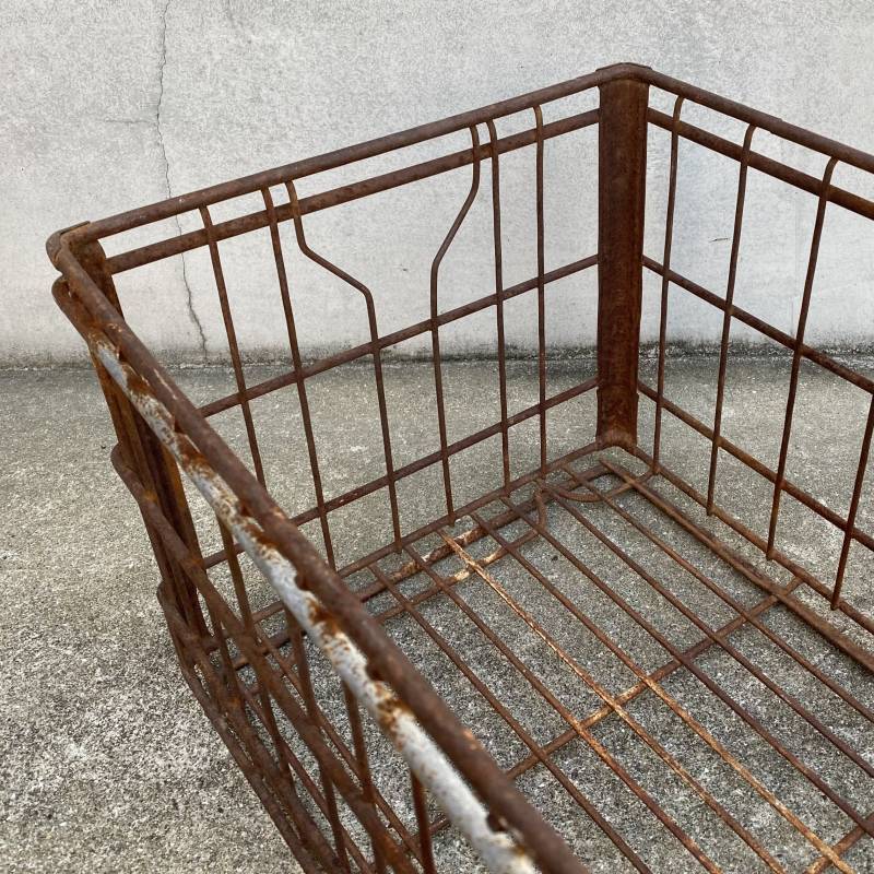 VINTAGE ANTIQUE WIRE BASKET ヴィンテージ アンティーク ワイヤー