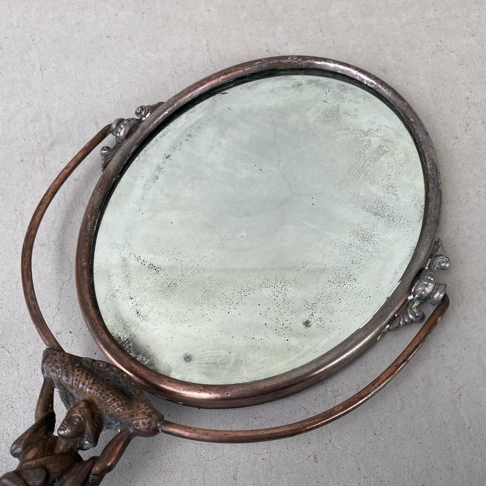 VINTAGE ANTIQUE STAND MIRROR GOLDEN MFG CO. ヴィンテージ