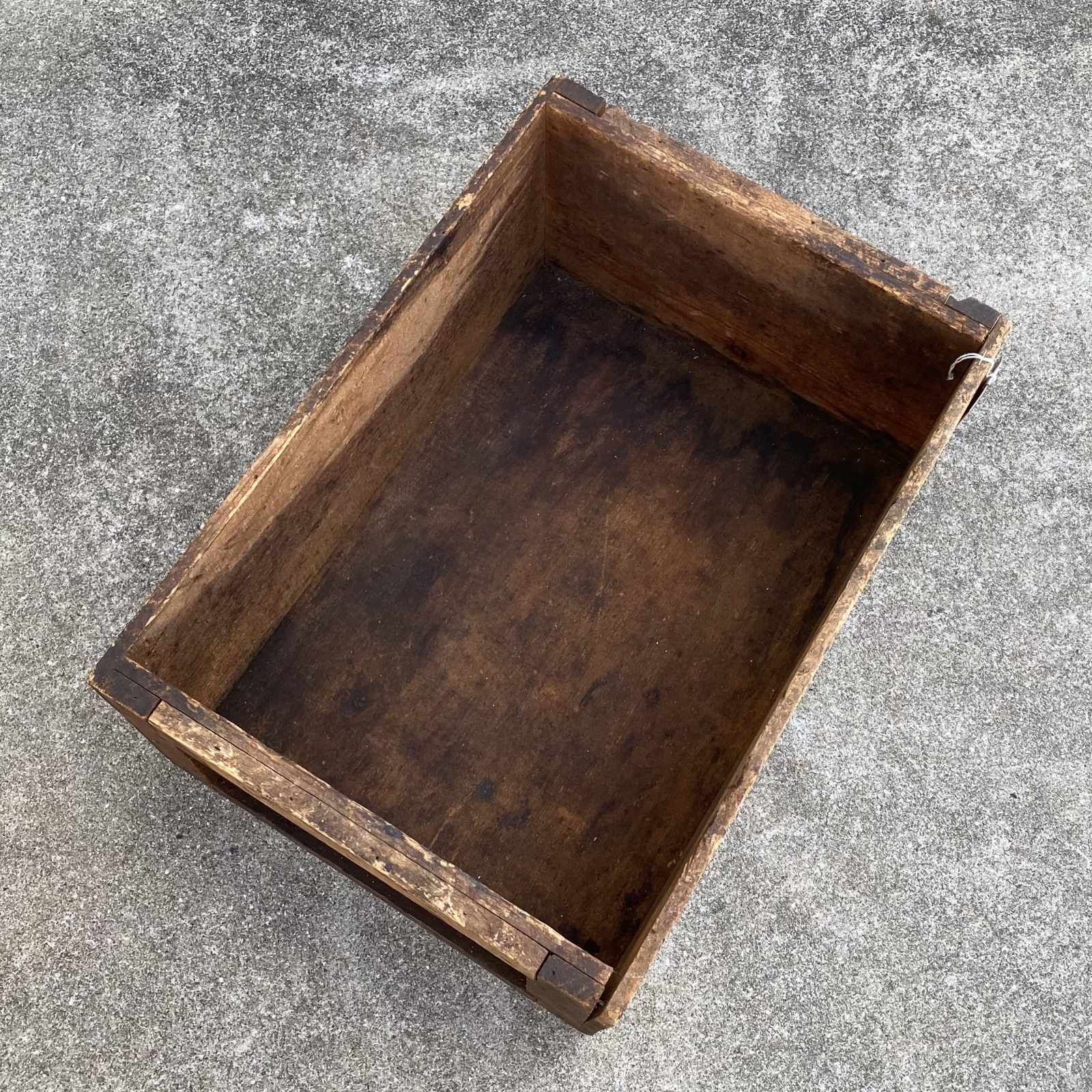 VINTAGE ANTIQUE WOOD CRATE WOODEN BOX ATLAS POWDER CO