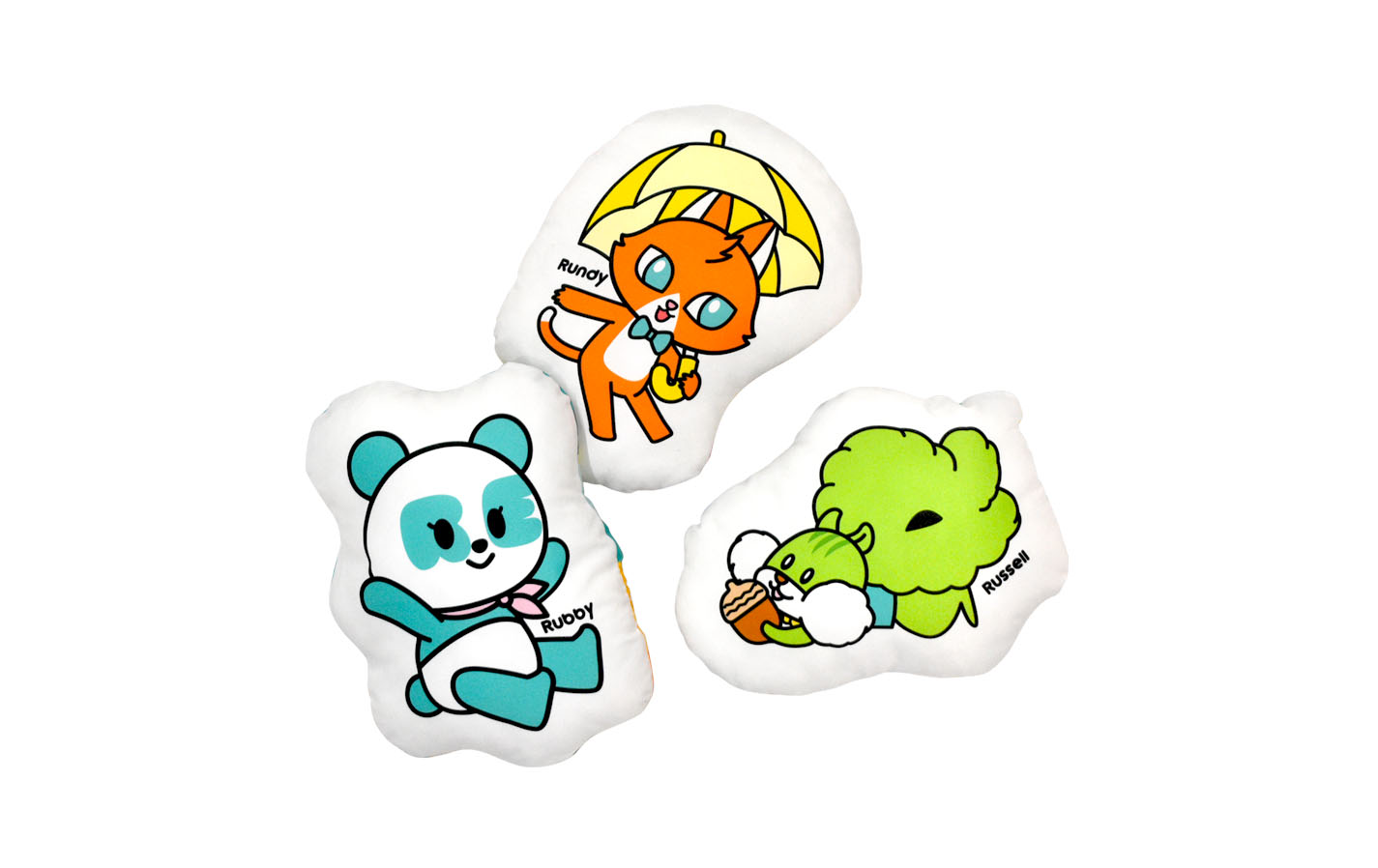 ダイカットクッション | オリジナルグッズ・ノベルティ製作ならラブエンタ