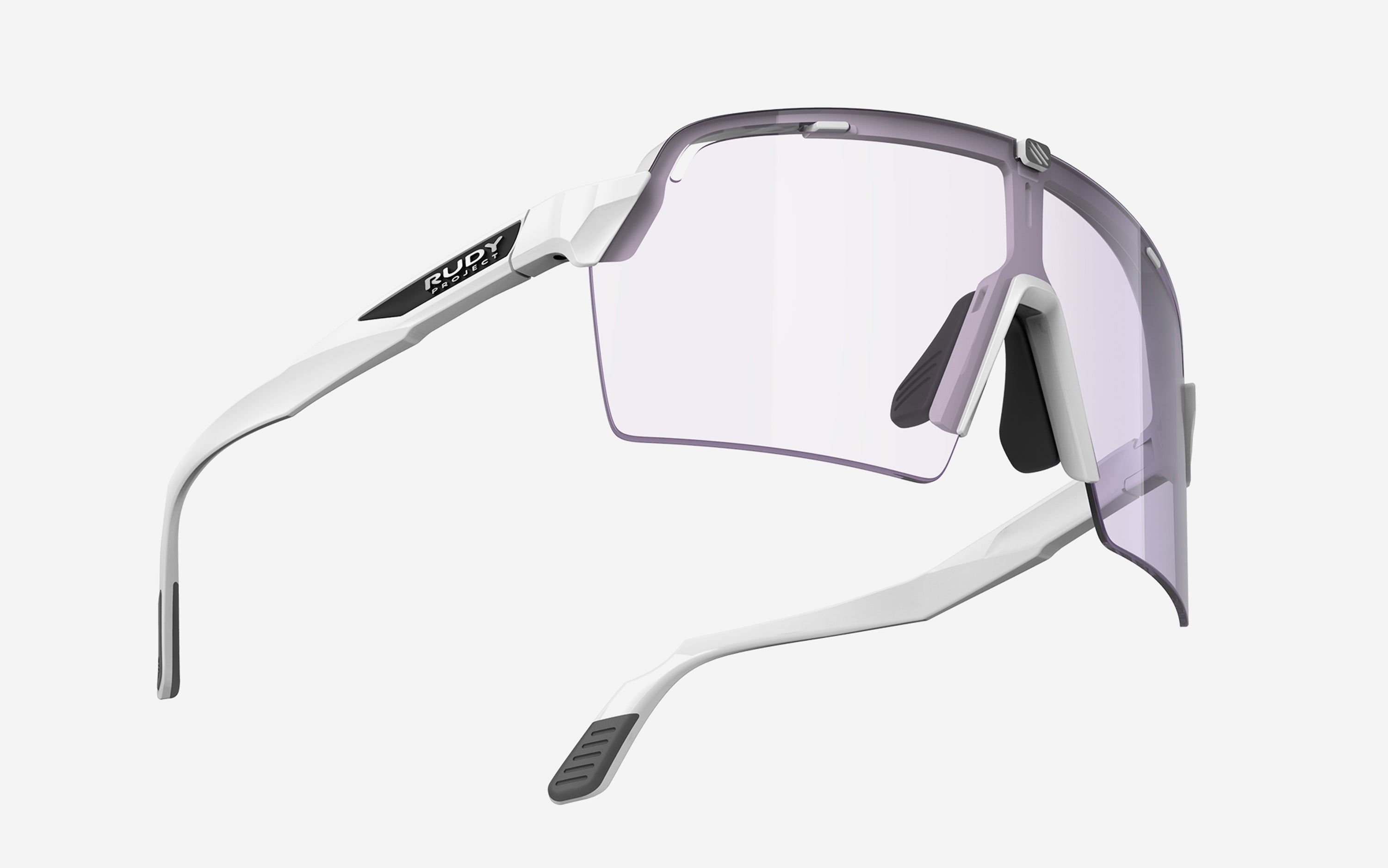 Spinshield Pro White Gloss - ImpactX 2 Laser Purple | Rudy Project