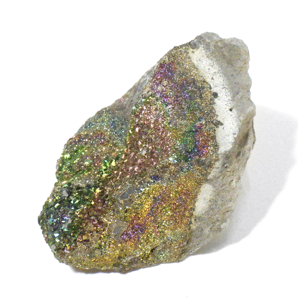 水晶共生 チャルコ パイライト 鉱物標本 水晶共生 チャルコ パイライト