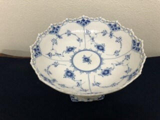 ロイヤルコペンハーゲン『ブルーフルーテッド フルレース コンポート