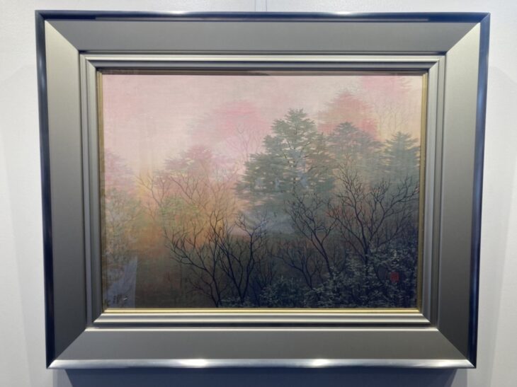 山崎真二 作 『春色』 ｜骨董品買取 緑和堂