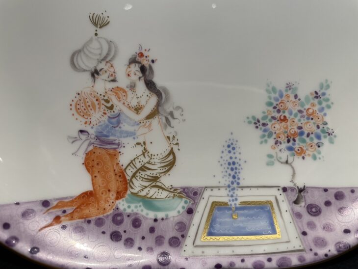 マイセン『アラビアンナイト プレート』2枚 ｜骨董品買取 緑和堂