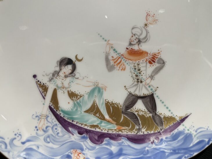 マイセン『アラビアンナイト プレート』2枚 ｜骨董品買取 緑和堂