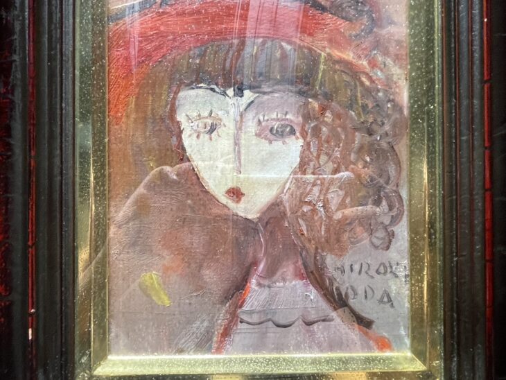 織田広喜 作『少女』 ｜骨董品買取 緑和堂