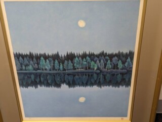 東山魁夷 作『二つの月』 ｜骨董品買取 緑和堂