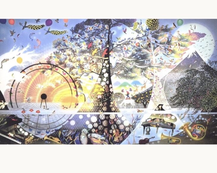 藤城清治 『生命賛歌』 ｜骨董品買取 緑和堂