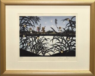 笹倉鉄平 作 『スターアトラス/北星図 リトグラフ』 ｜骨董品買取 緑和堂