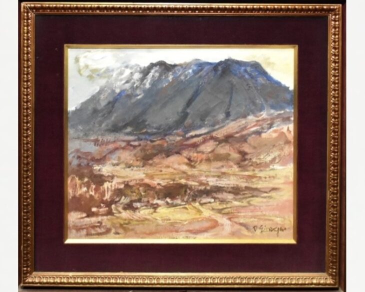 栄永大治良『御嶽山』 ｜骨董品買取 緑和堂