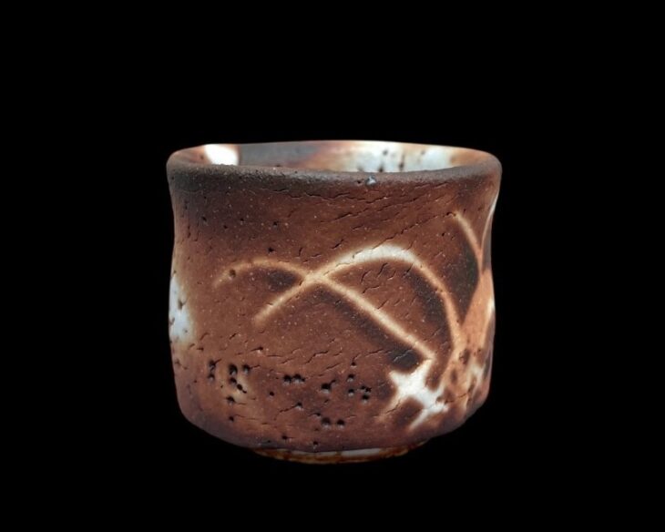 林正太郎 鼡志野 ぐい呑 ｜骨董品買取 緑和堂