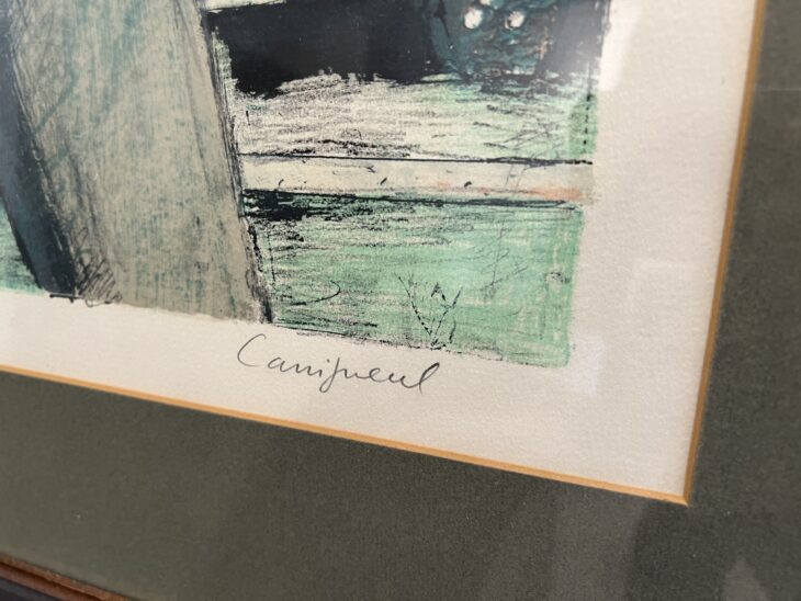 カシニョール 作 『公園のプロフィール』版画 ｜骨董品買取 緑和堂