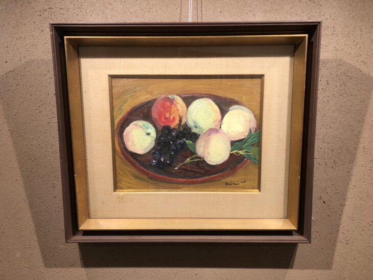 耳野 卯三郎 作『油彩画 桃』 買取価格相場｜骨董品買取 緑和堂