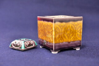 二代 徳田八十吉 作 『九谷焼 香炉』 ｜骨董品買取 緑和堂