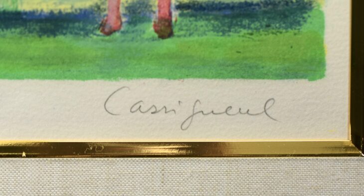 ジャン＝ピエール カシニョール作 『チュイルリー公園』 ｜骨董品買取