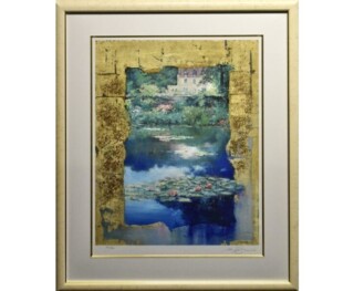 藤田 嗣治『リトグラフ カフェにて』 買取価格相場｜骨董品買取 緑和堂