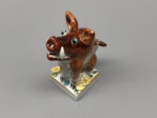 マイセン 『ミニ干支フィギュリン 猪』 ｜骨董品買取 緑和堂