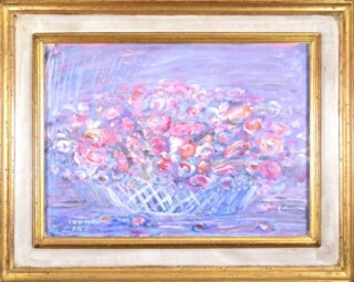 小野州一 作『花』 ｜骨董品買取 緑和堂