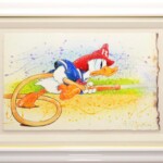 デビッド・ウィラードソン作 オリジナル原画 「NUMBER 13 RE-DUCKS(MM