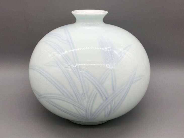 井上萬二『白磁 壺 2点』 ｜骨董品買取 緑和堂