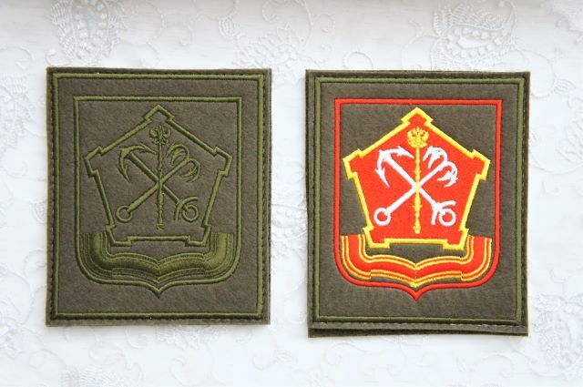 ロシア軍 西部軍管区 袖章パッチ（ワッペン） ベルクロ付 【クリック