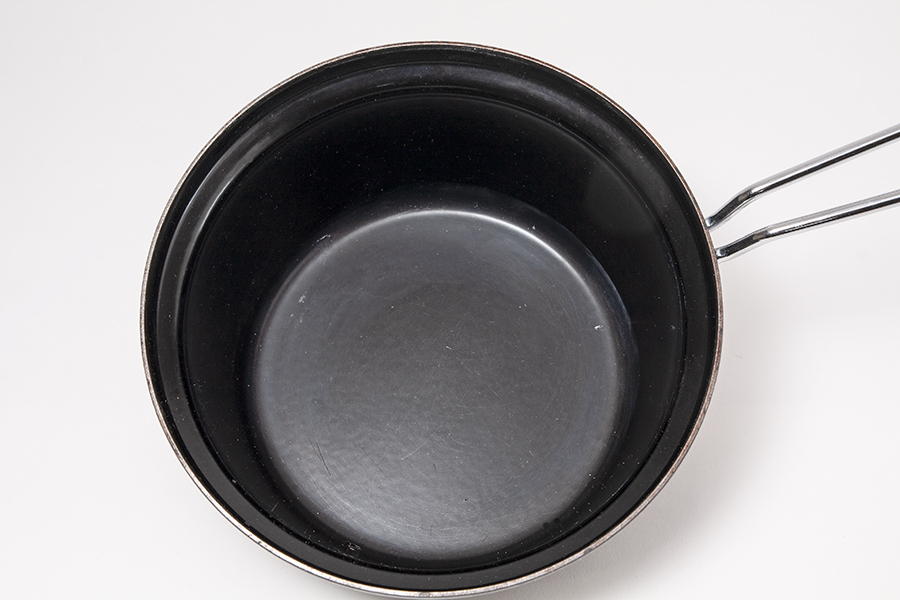 キャサリンホルム ホーロー片手鍋 ブラック／φ20cm(ヴィンテージ