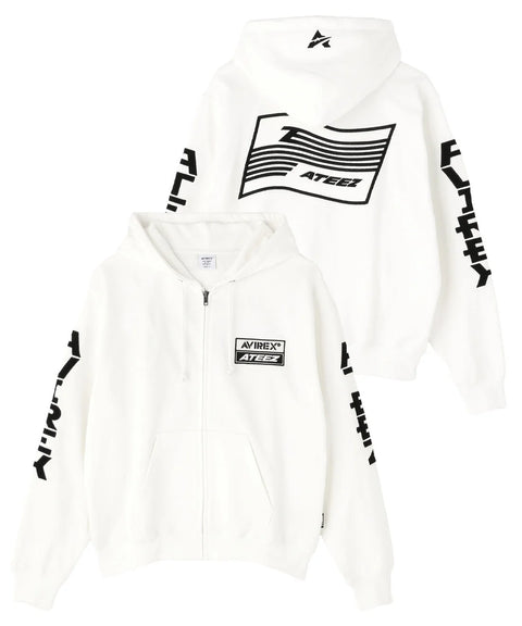 AVIREX x ATEEZ - SLEEVE LOGO PARKA (PRE-ORDER) | WONDERNARA