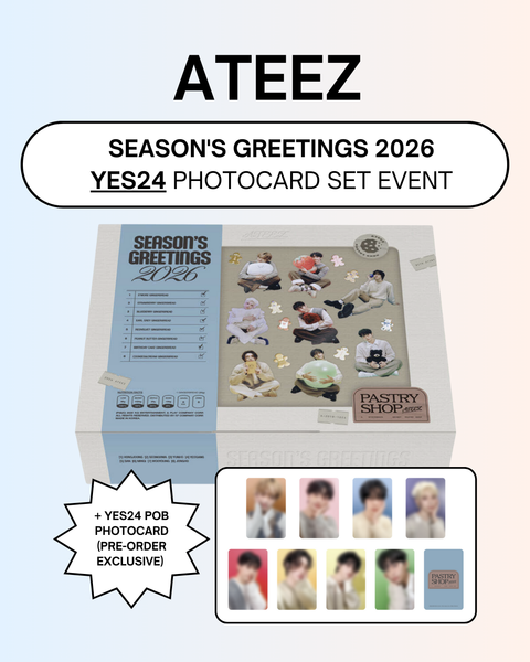 YES24] ATEEZ - 2026 SEASON'S GREETINGS [PASTRY SHOP] + YES24 POB