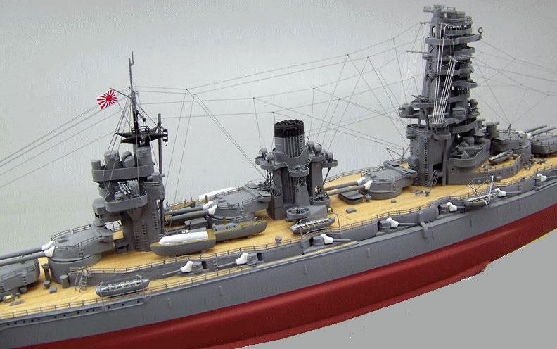 □戦艦山城 精密模型完成品 1/350,1/200,1/144,1/100 木製ハンドメイド