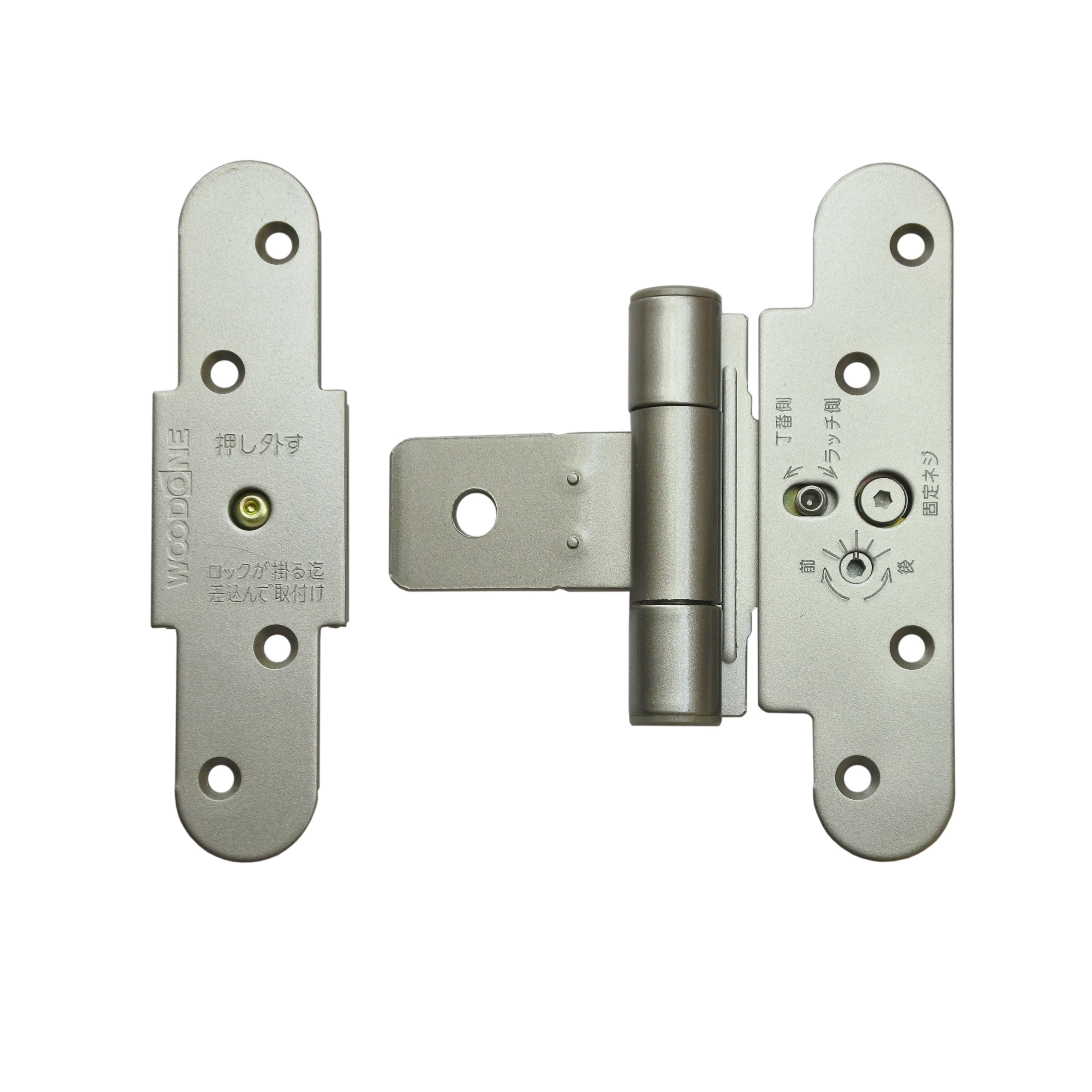 ワンタッチ丁番セット（シルバー）ショート交換用 （パーツショップ