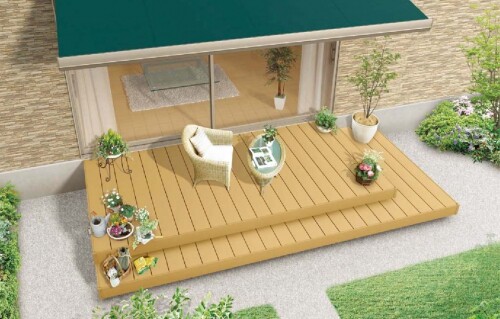 LIXIL 樹ら楽ステージを激安価格で施工販売 - エクステリア工事キロ