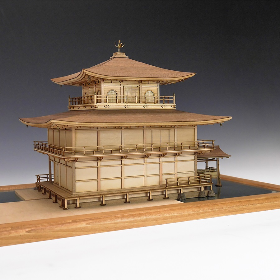1/75 鹿苑寺 金閣 （白木作り） – ウッディジョー