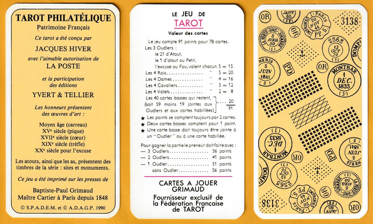 Tarot Philatélique — The World of Playing Cards