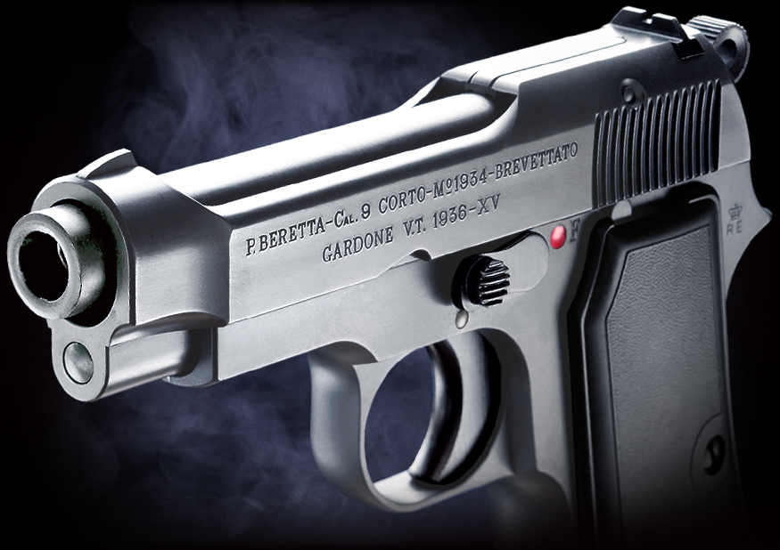 待望の再登場「WA ベレッタM1934 カーボンブラックHW」ご予約受付中