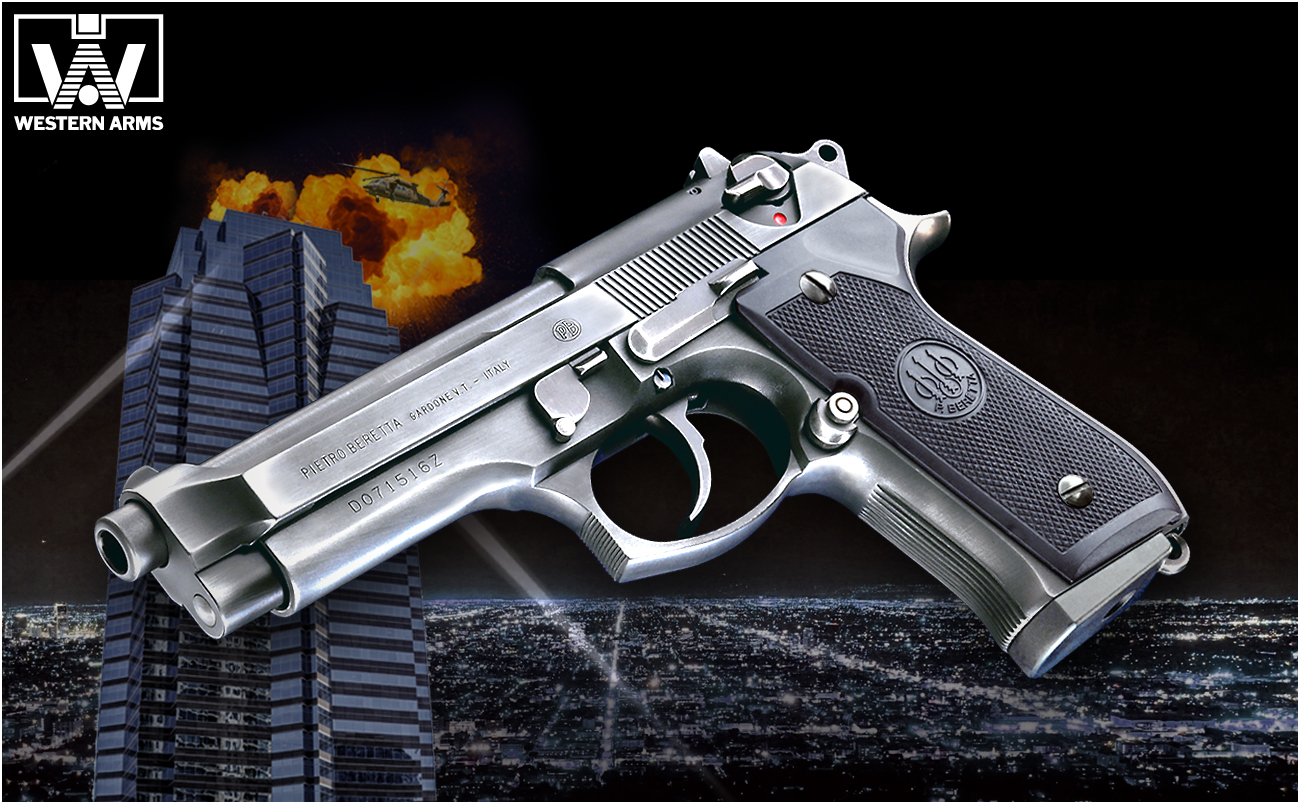 待望の再入荷！「WA【ベレッタ】M92FS ダイハード・バトルダメージ