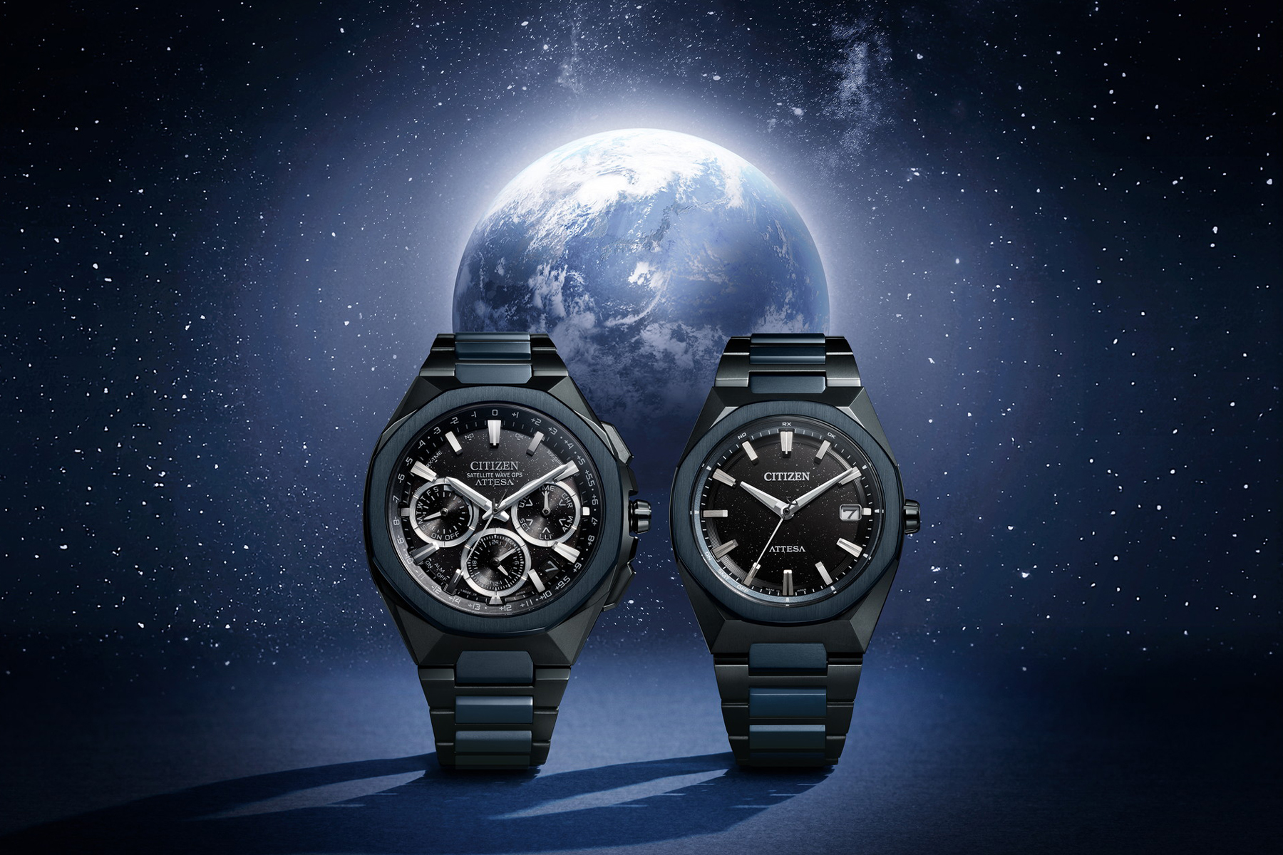 シチズン アテッサ、チタンで“ブルー”を表現する限定モデル - Impress