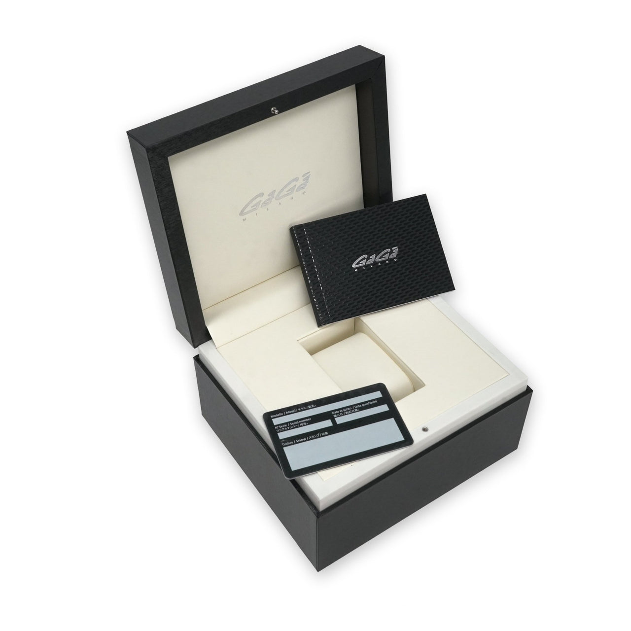 Gaga Milano Watch Frame_One Black PVD 7052.02 – Watches & Crystals