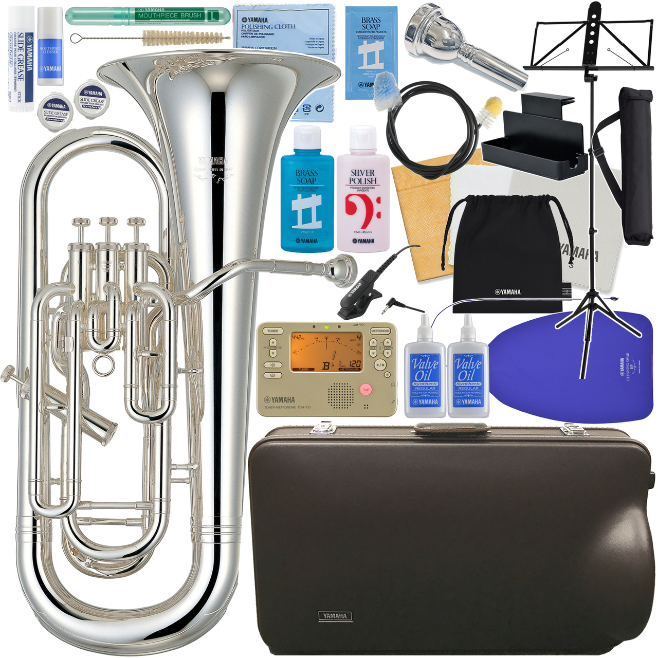 YAMAHA ヤマハ 5年保証サポート対象 YEP-621S ユーフォニアム 銀メッキ