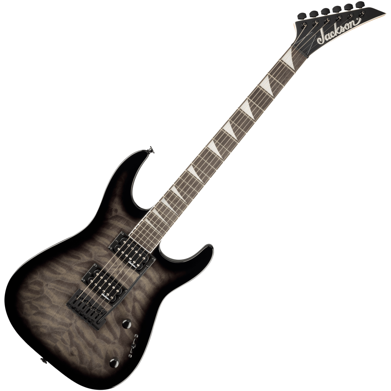 Jackson ジャクソン Dinky JS20 DKQ 2PT Transparent Black Burst